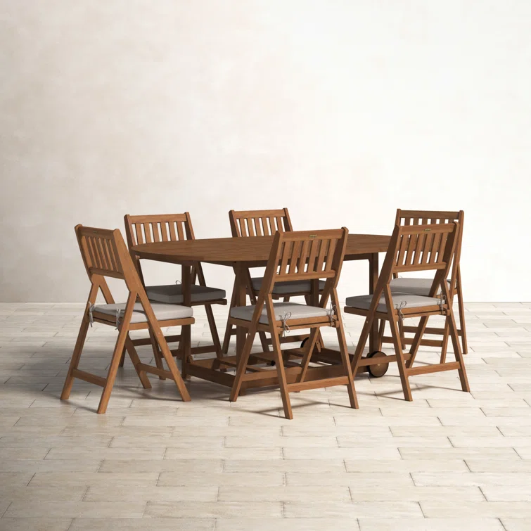 Ardy 6 - Person Oval Outdoor Dining Set