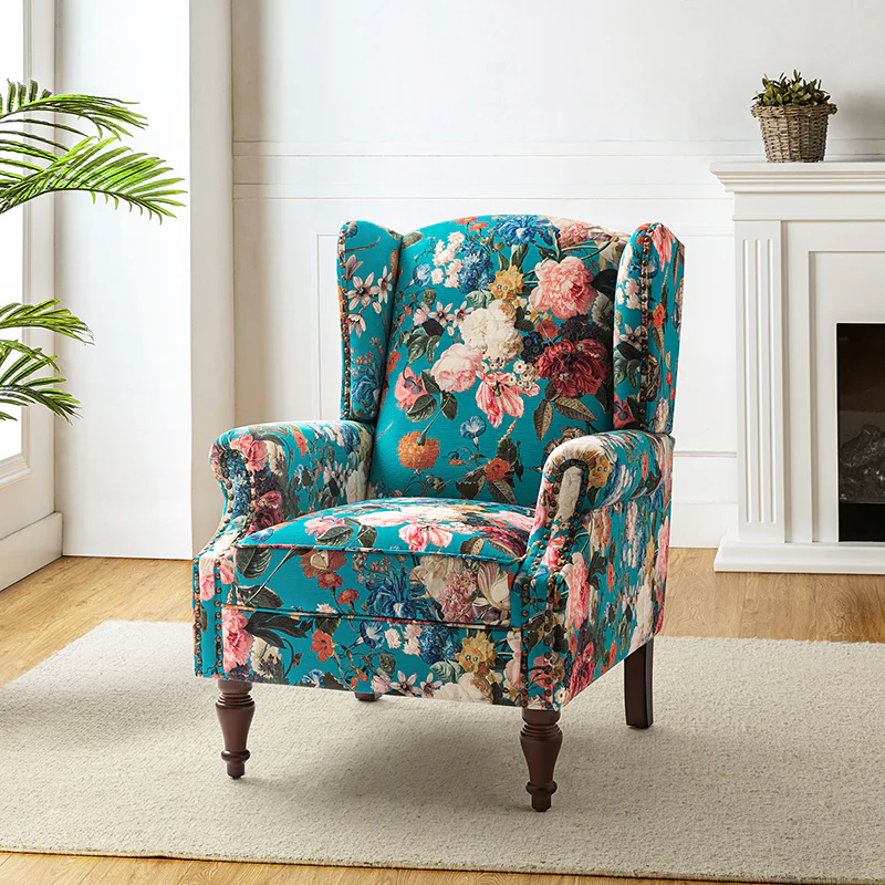 Felix Armchair with Spindle Legs