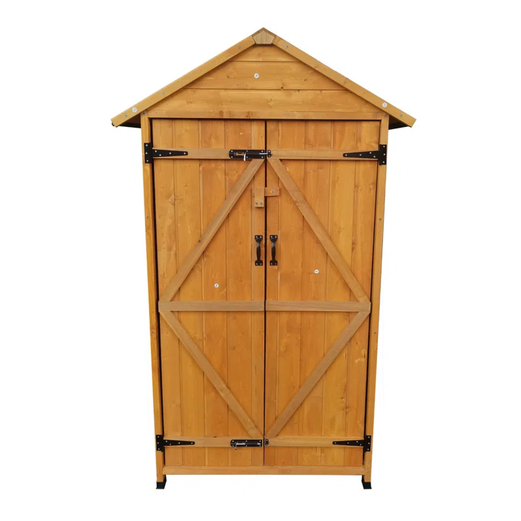 3 ft. W x 2 ft. D Wood Tool Shed