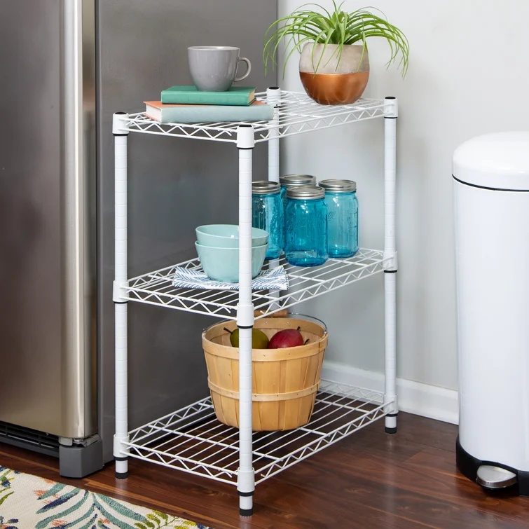 Wayfair Basics® Alexandrina 3-Tier Shelving Unit (30" H X 24" W X 14" D)