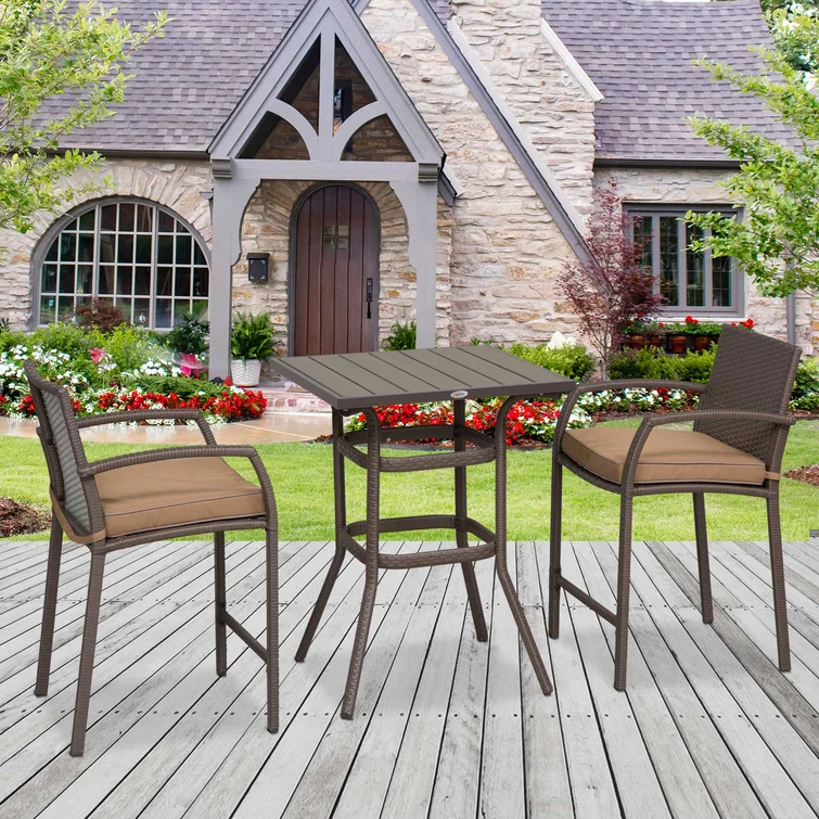 Secondino 2 - Person Rectangular Outdoor Dining Set