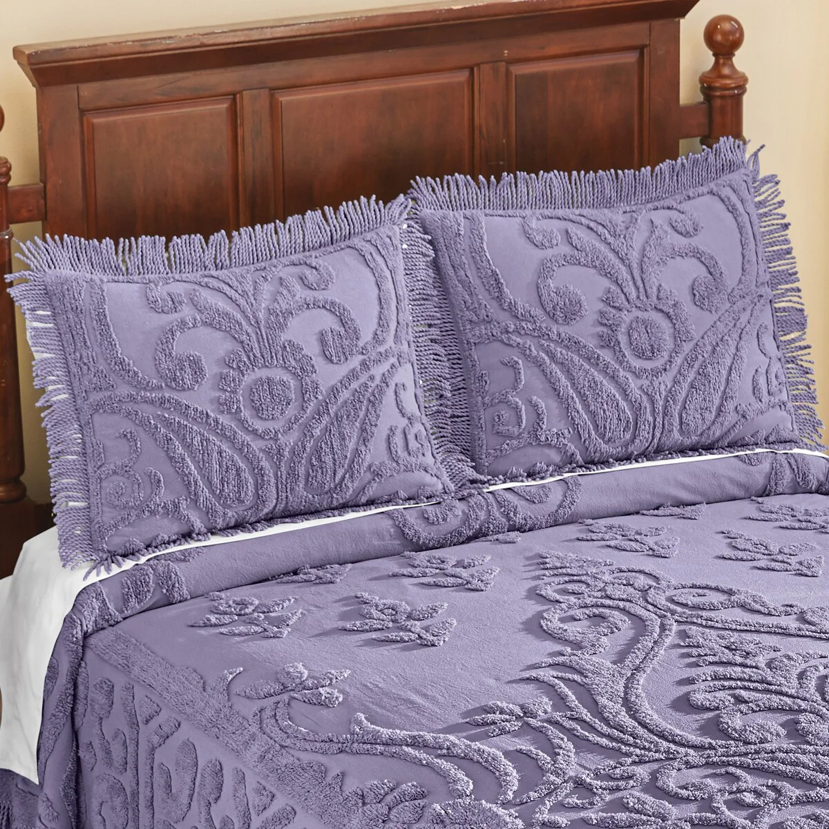 Juliet Chenille Standard Size Pillow Sham Cover
