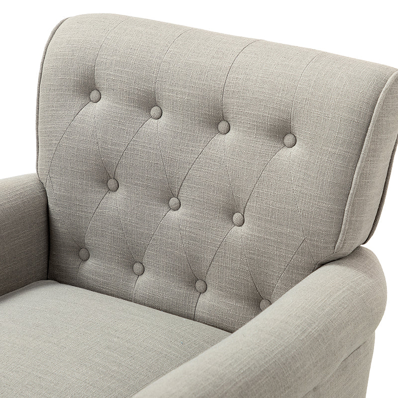 Gwendolyn Upholstered Swivel Armchair