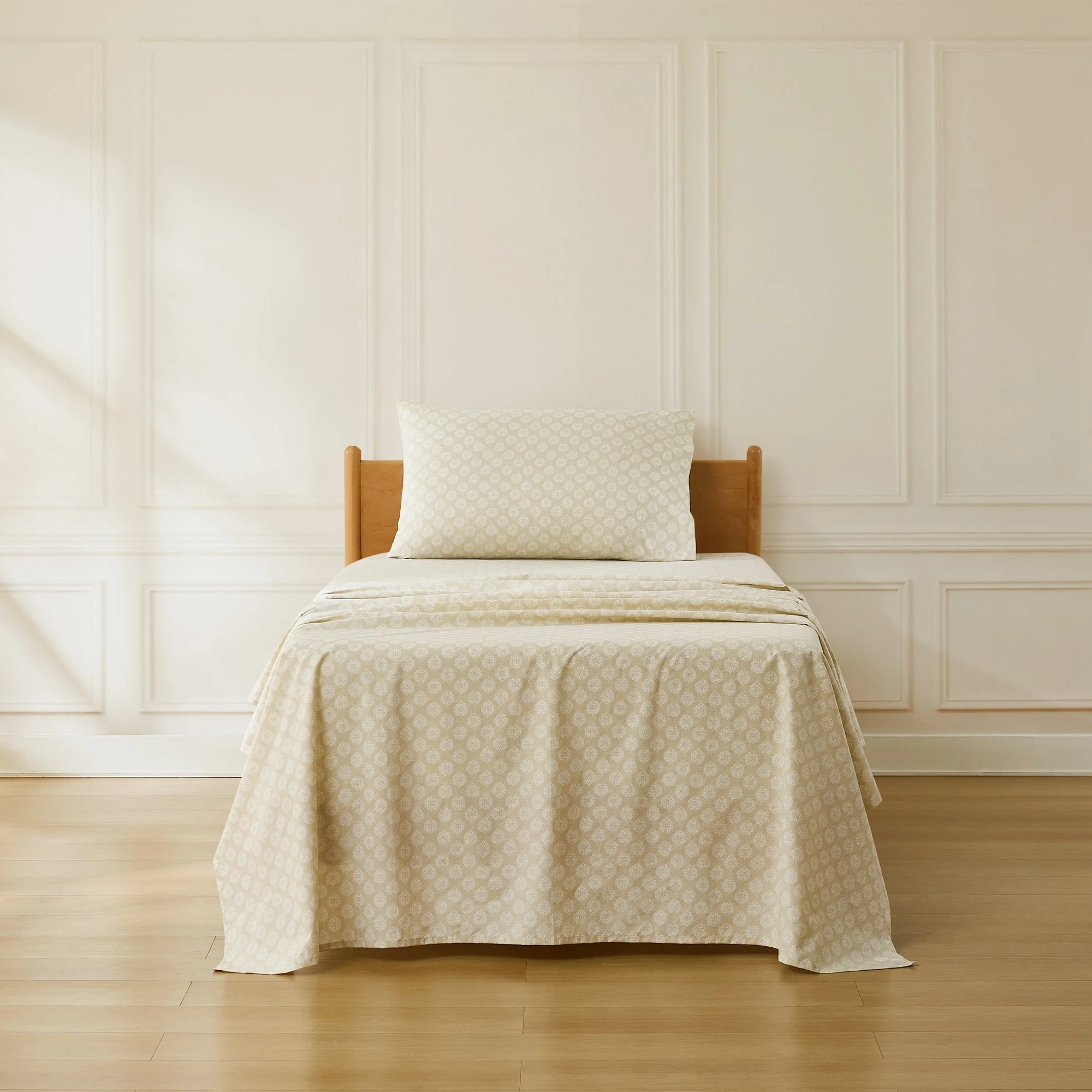 Lush Decor Sophie Neutral Cotton Sheet Set