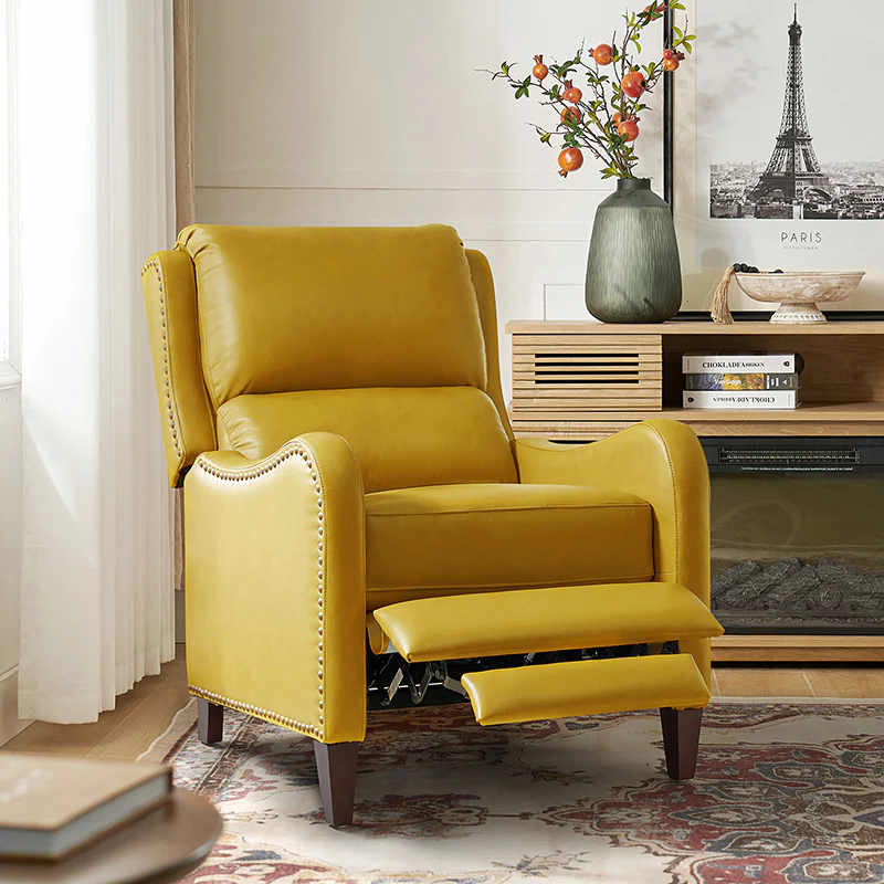 Deliat Genuine Leather Rocker Recliner