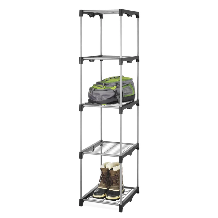 Anclote 19.5'' W Stainless Steel Height -Adjustable Shelving Unit