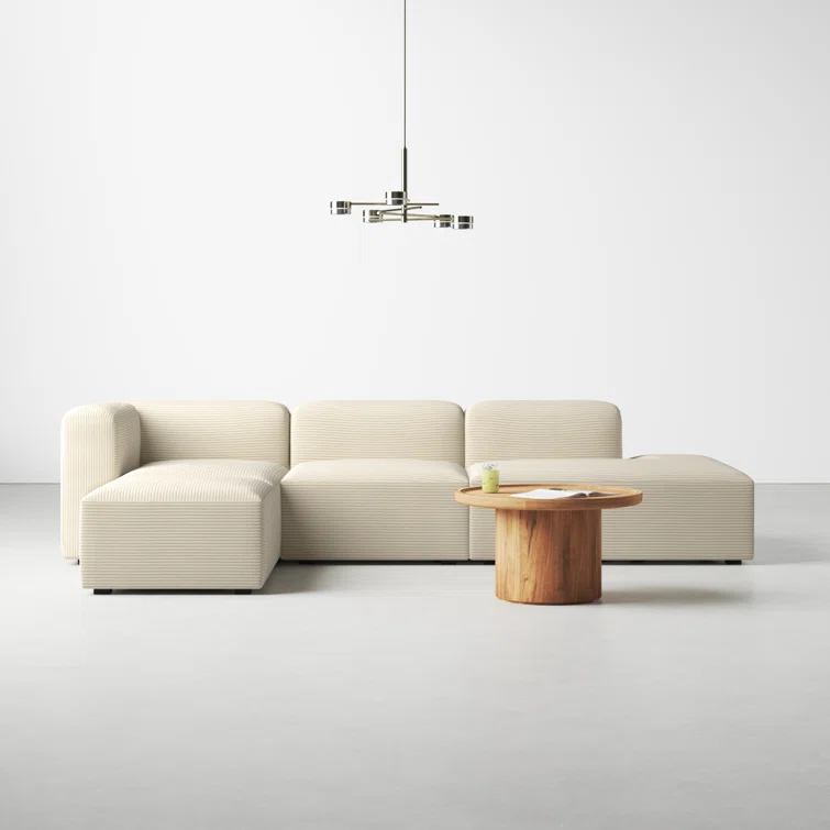 Winnie 4 - Piece Corduroy Sectional