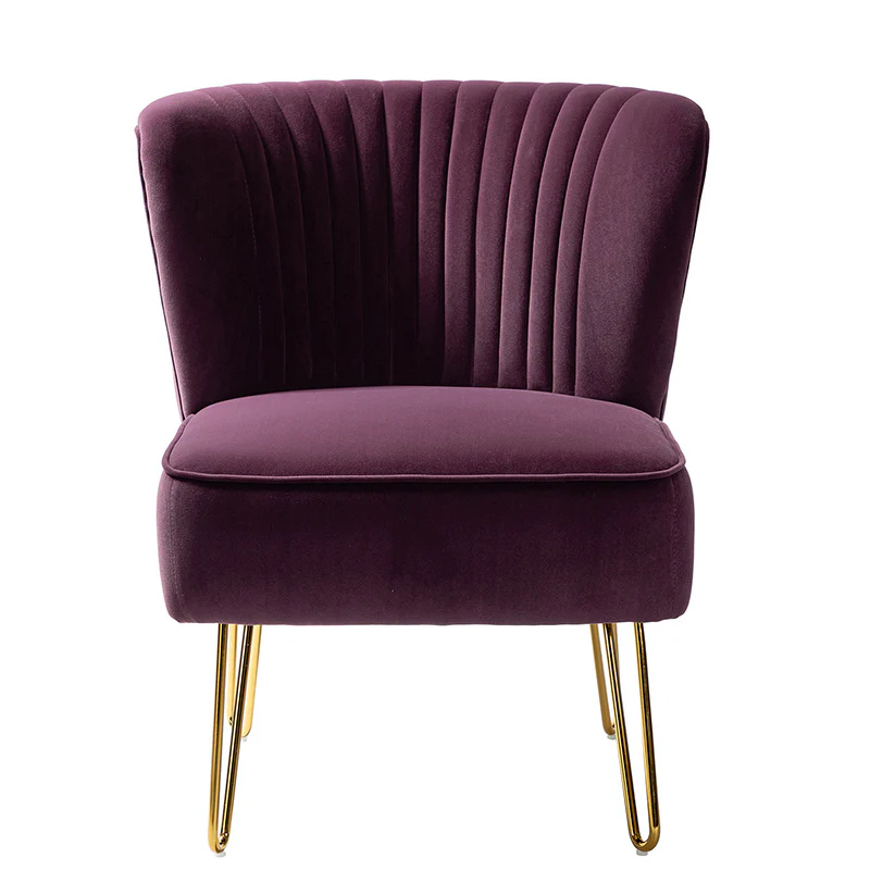 Ainhoa Velvet Tufted Back Side Chair