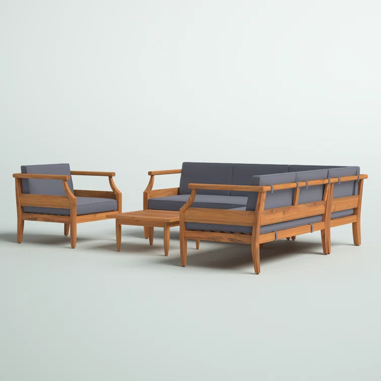 Oundle 5 - Person Outdoor Seating Group with Cushions