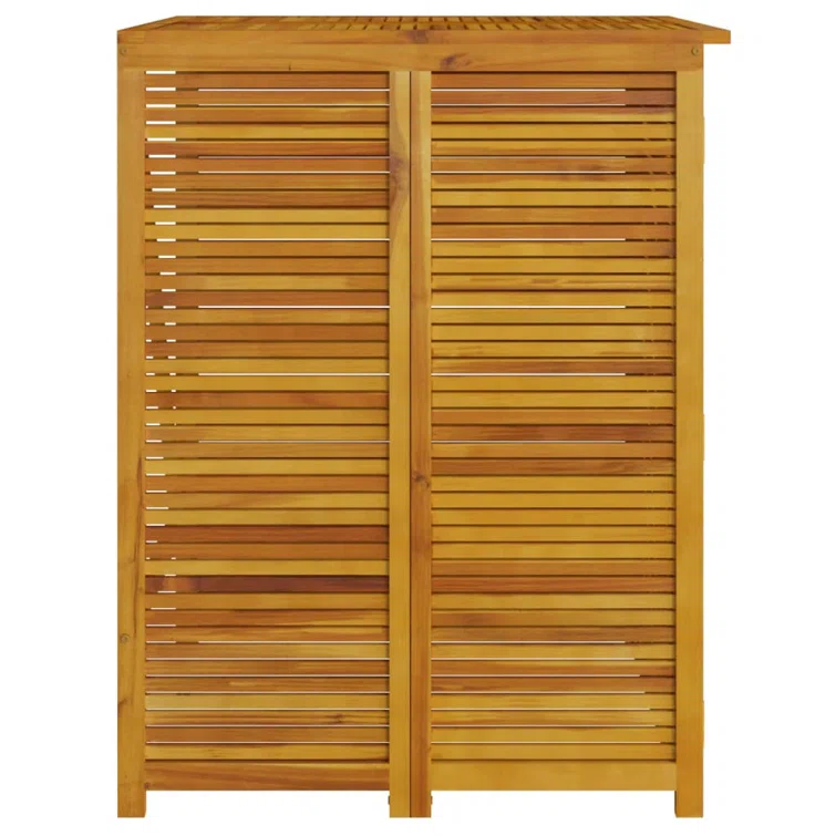 4 ft. 7 in. W x 2 ft. 11in. D Solid Wood Garbage Shed