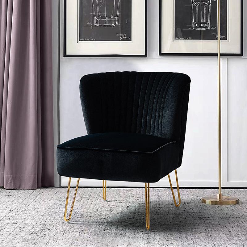 Ainhoa Velvet Tufted Back Side Chair