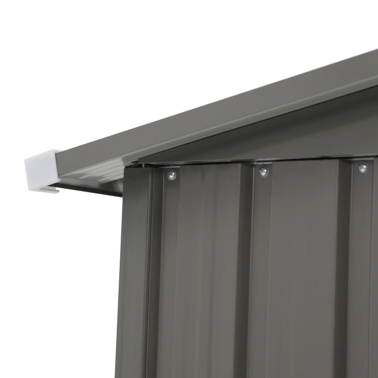 10 ft. W X 8 ft. D Metal Storage Shed
