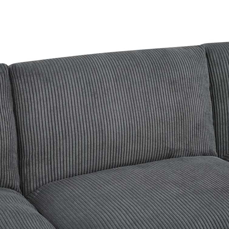 Arvill 8 - Piece Corduroy Sectional