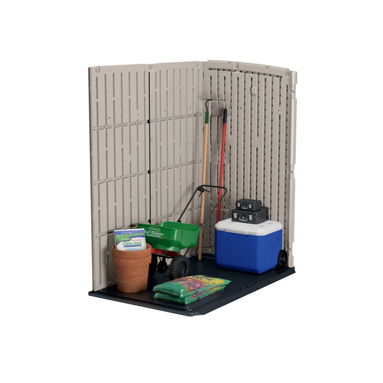 Suncast 6 ft. W x 4 ft. D Resin Vertical Tool Shed