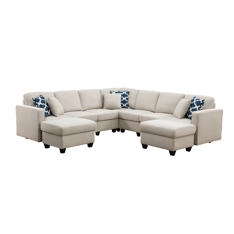 Aracena 9 - Piece Upholstered Sectional