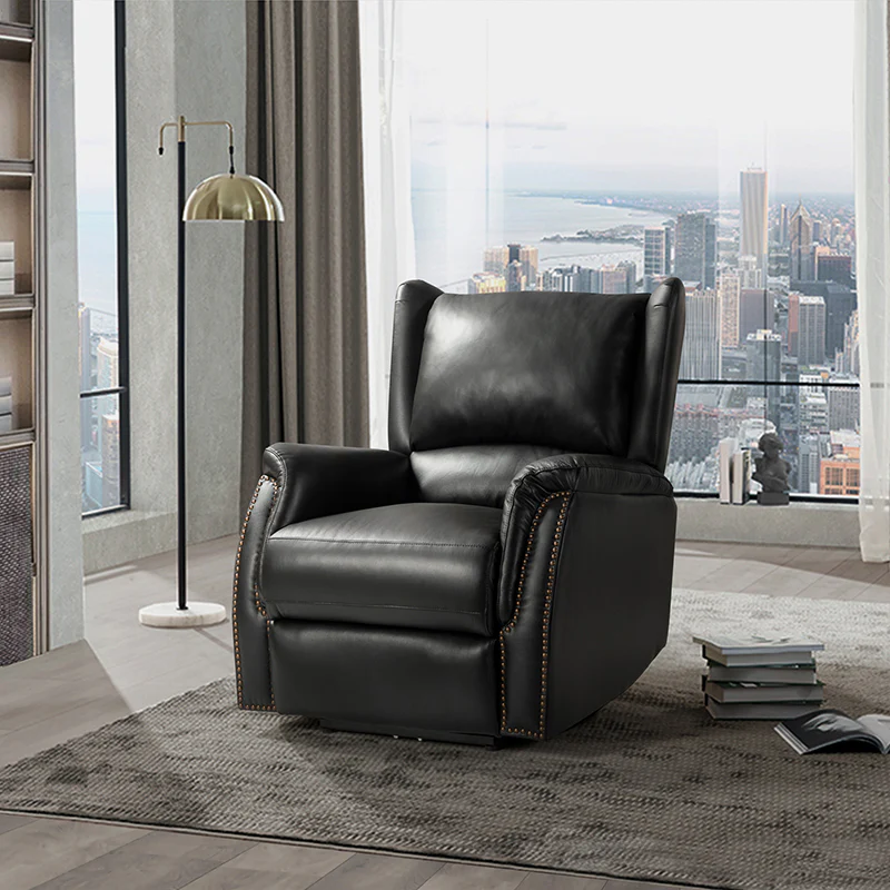 Flora Genuine Leather Power Recliner
