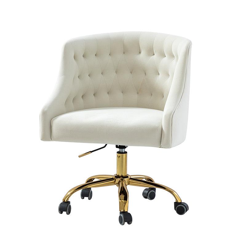 Penelope Velvet Tufted Office Chair