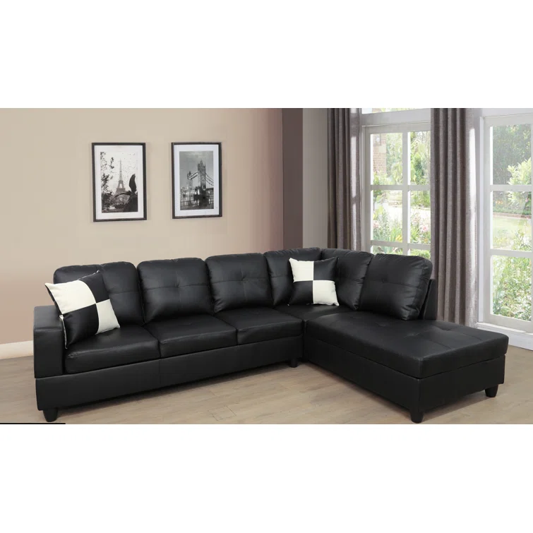 Mavretta Faux Leather Sectional