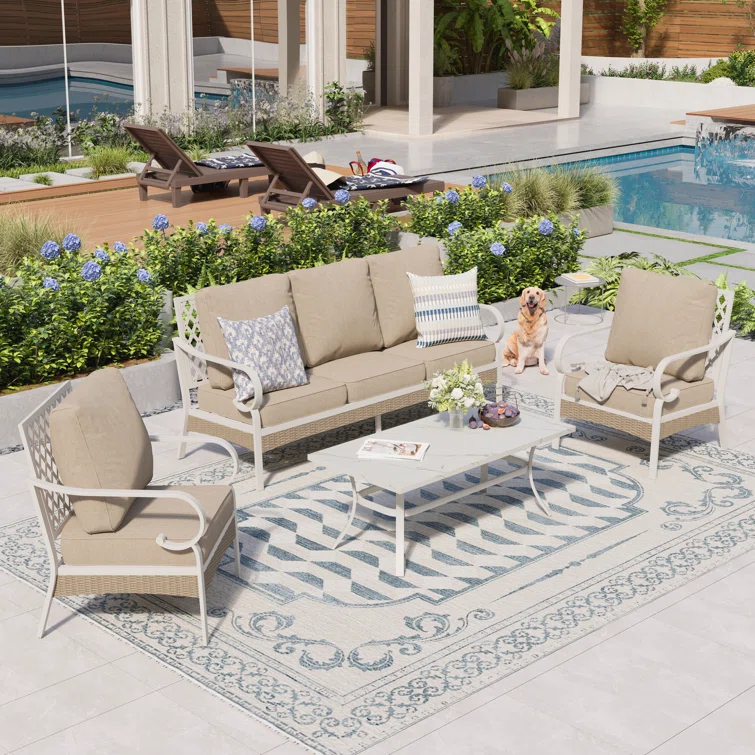 Tapasi 5 - Person Outdoor Seating Group with Cushions