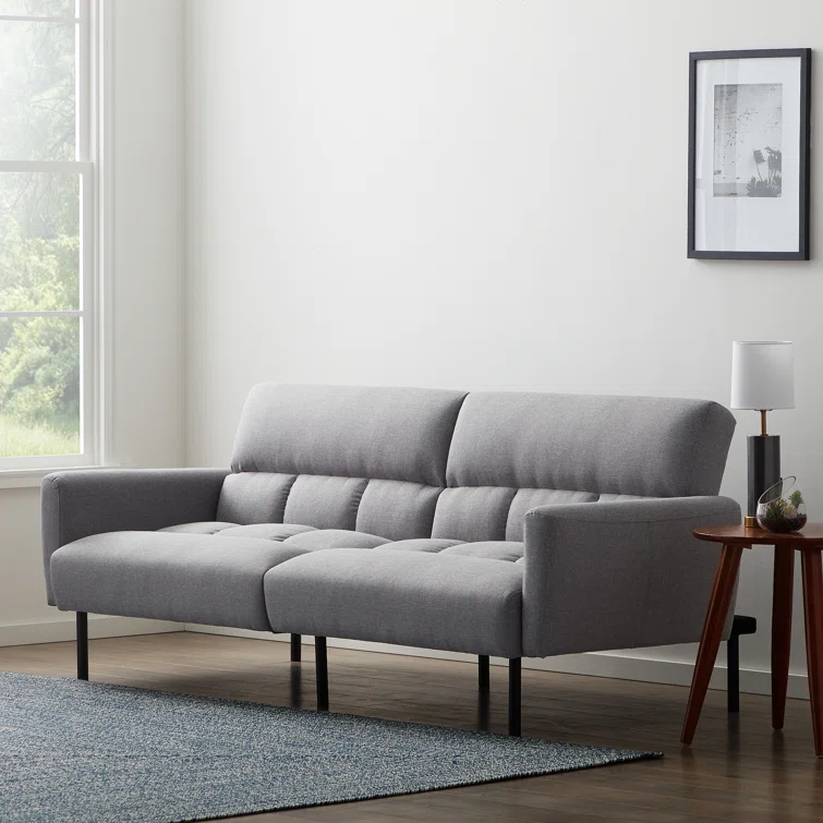 Ollie Futon Sofa Bed with Box Tufting