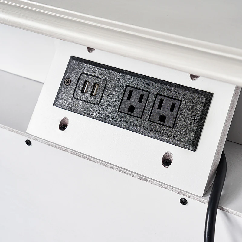 Thelma 3 - Drawer Nightstand with Built-In Outlets