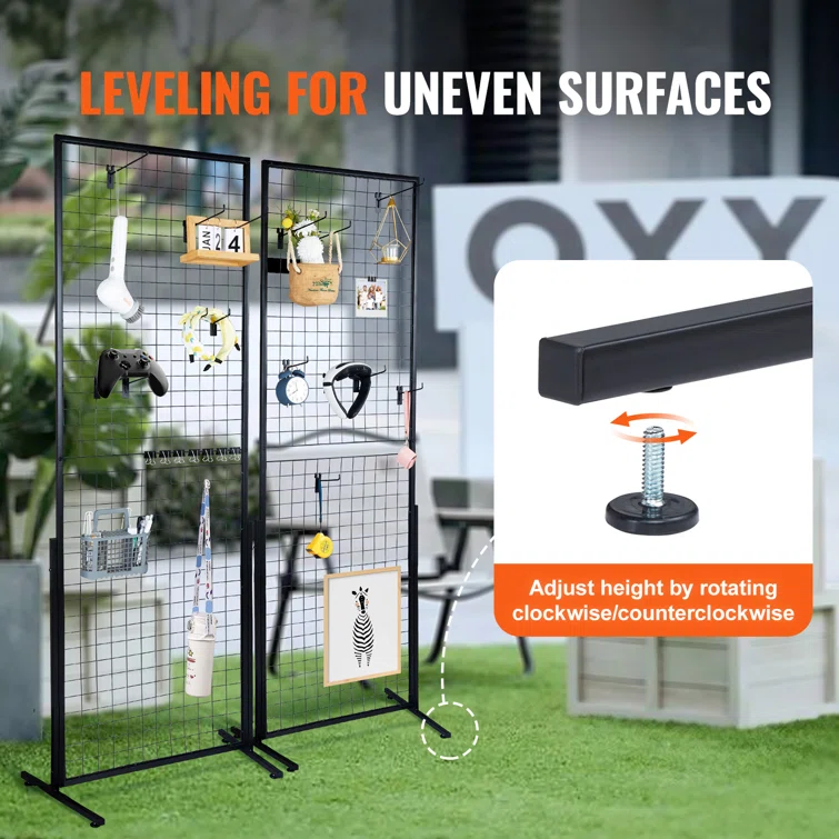Naysa 24.29'' W Steel Gridwalls<!-- --> <!-- -->(Set of 2)