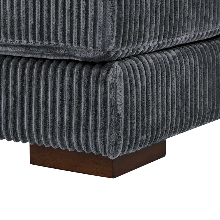 Basilius 2 - Piece Corduroy Sectional