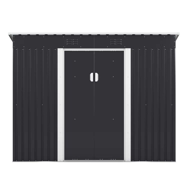 9 ft. W x 4 ft. D Metal Lean-To Storage Shed