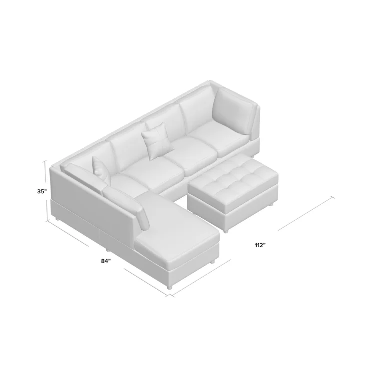 3 - Piece Upholstered Sectional