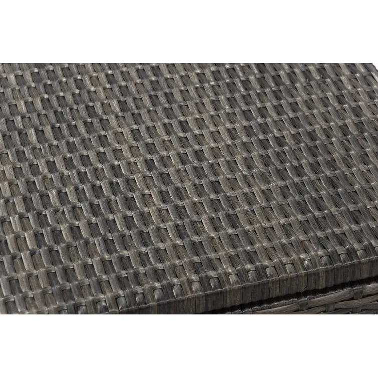 Donglin 20'' W 0 Gallons Wicker Deck Box in Brown