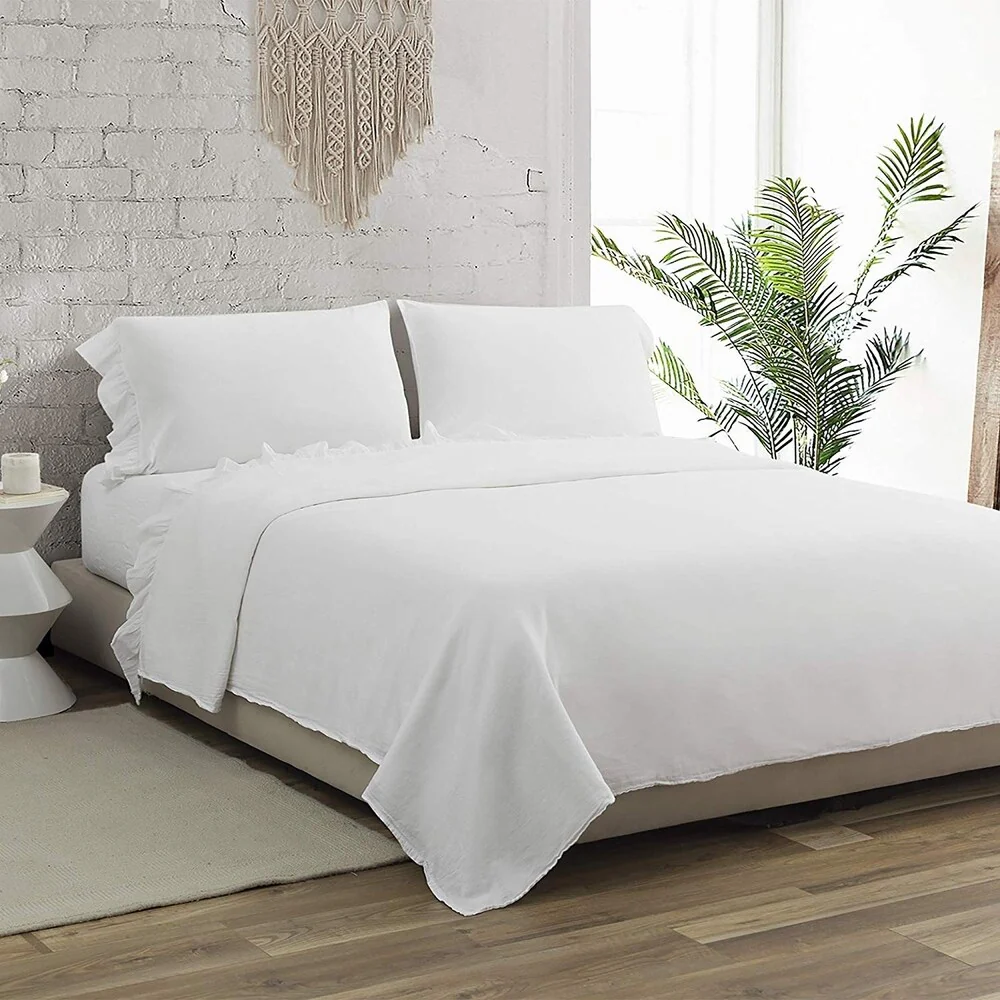 Violeta Folho Portugal Sheet Set - Stone Washed Sateen