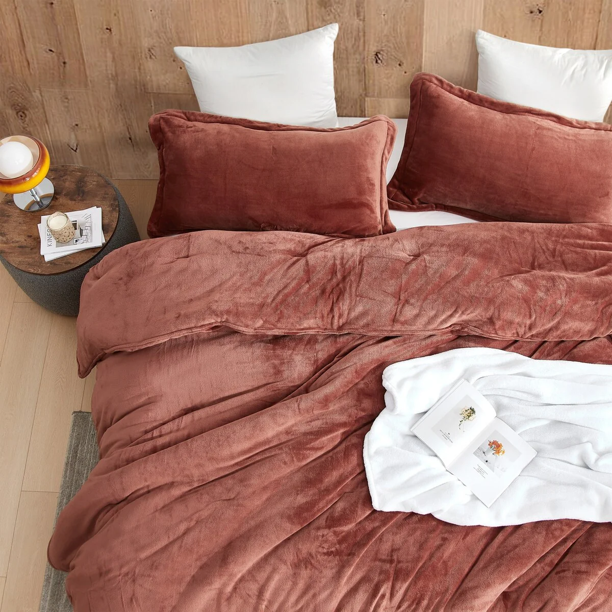 Wait Oh What - Coma Inducer? Oversized Comforter Set - Maple Syrup