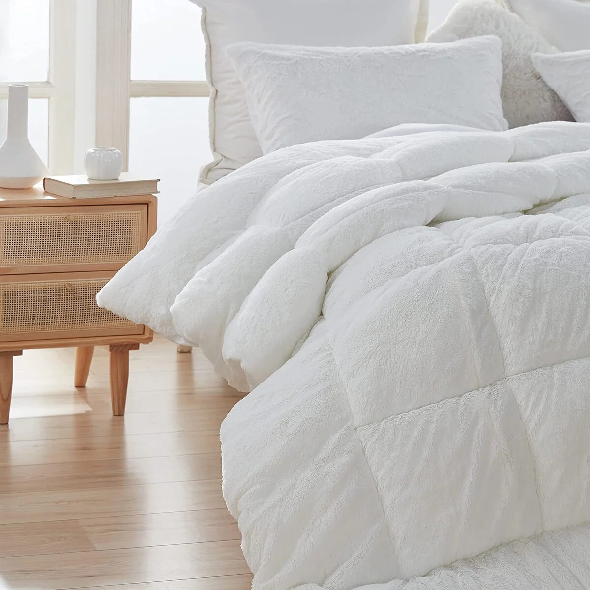 Are You Kidding Bare - Coma Inducer? Oversized Comforter - Farmhouse White
