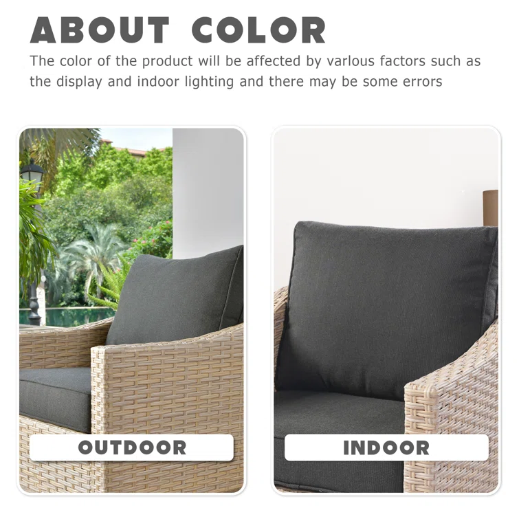 Quantrel 5 - Person Outdoor Seating Group with Cushions
