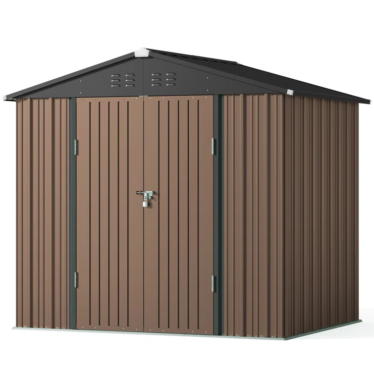 8 ft. W x 6 ft. D Outdoor Storage Shed