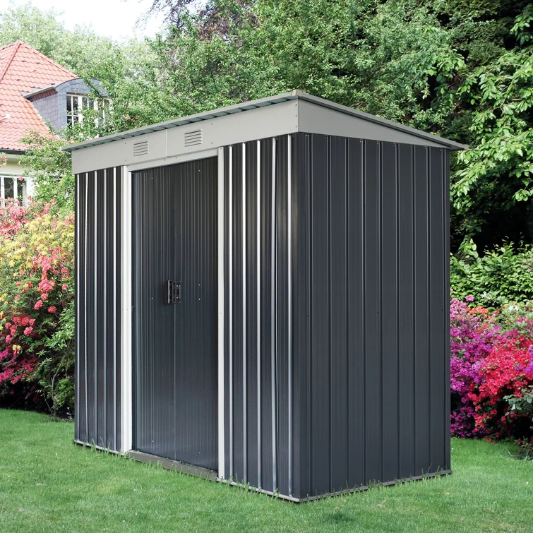 85.5" W x 48" D Storage Shed