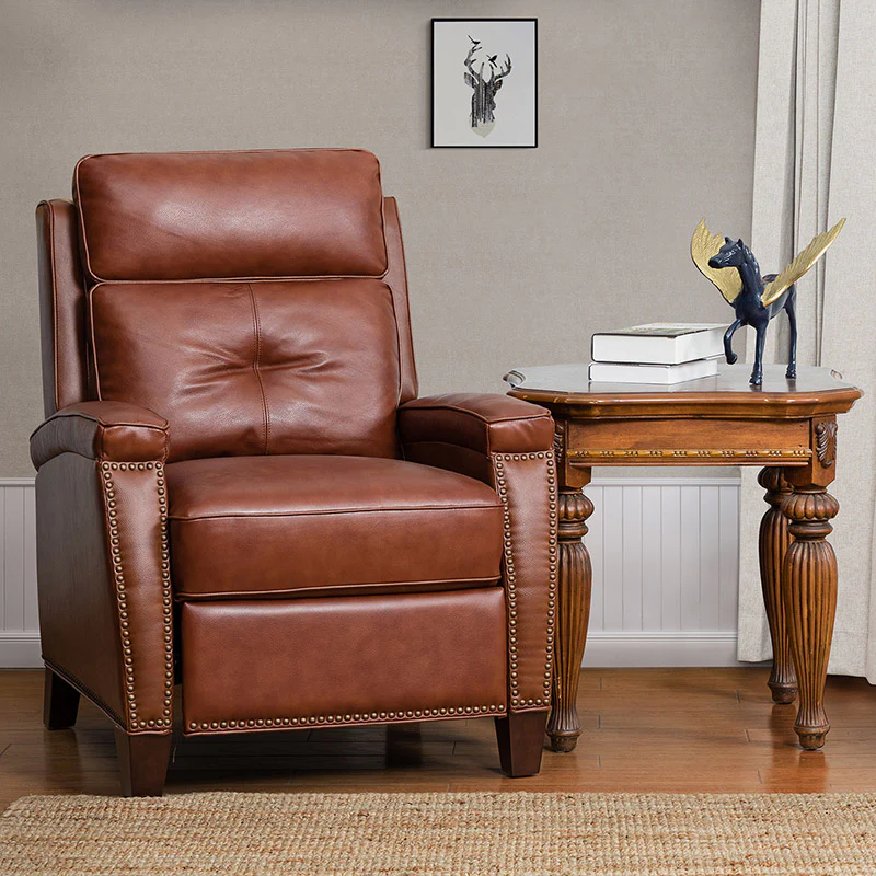 Demetria Genuine Leather Recliner