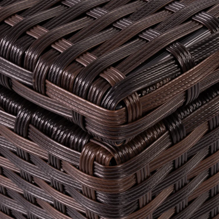 Aura Outdoor 19.68'' W 13 Gallons Wicker Deck Box