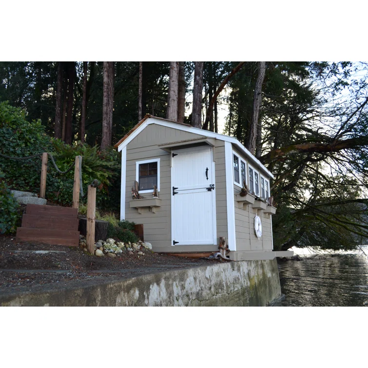 8 ft. W x 12 ft. D Cedar Wood Sunshed Garden Shed