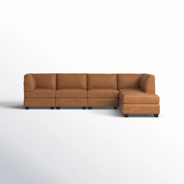Amaron 6 - Piece Faux Leather Sectional