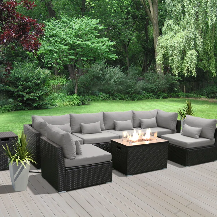 Marisa 6 - Person Outdoor Seating Group with Cushions