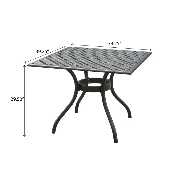Olmsted 4 - Person Square Outdoor Dining Set