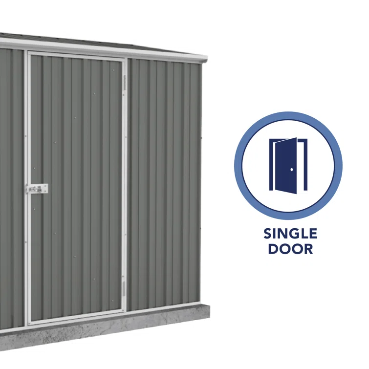 Space Saver 7 ft. W x 3 ft. D Metal Lean-To Storage Shed