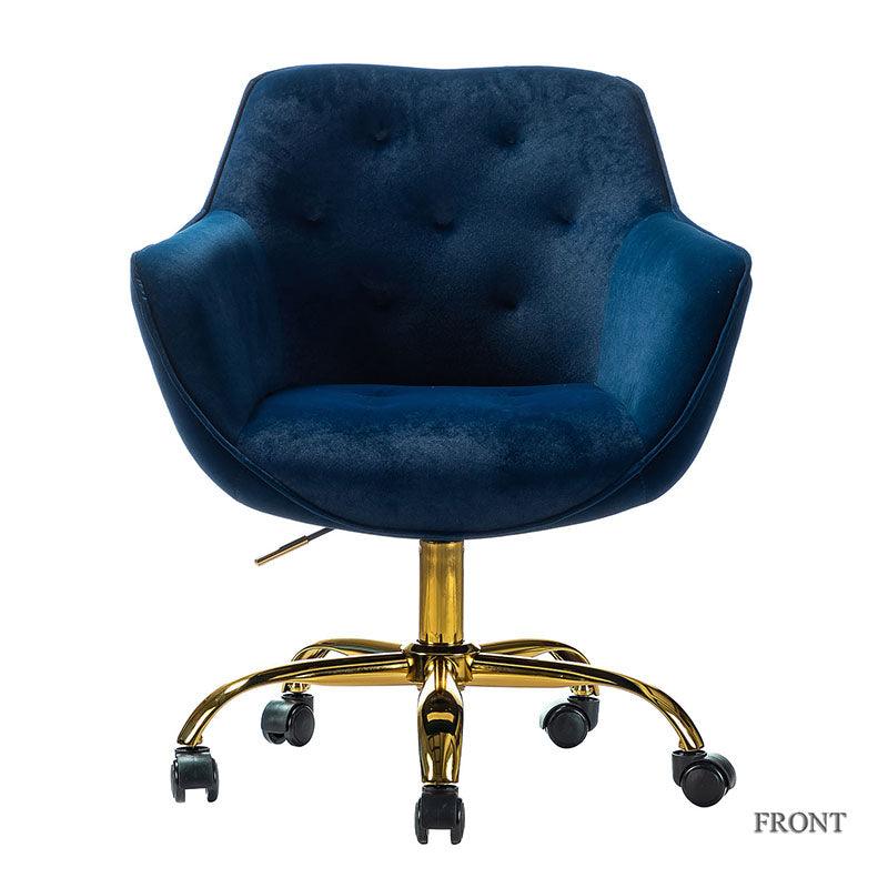 Jovida Velvet Tufted Office Chair
