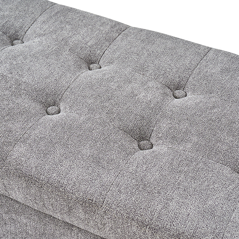 Flora Modern Upholstered Flip Top Storage Bench