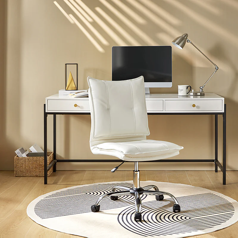 Edwin Leather Swivel Task Chair