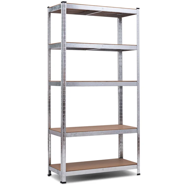 Trosper 71 inch.H Adjustable 5 Level Storage Shelves With Heavy Duty Steel Frame
