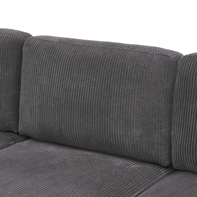 Nikeita 2 - Piece Corduroy Sectional