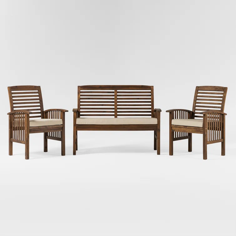 4 - Person Outdoor Seating Group with Cushions
