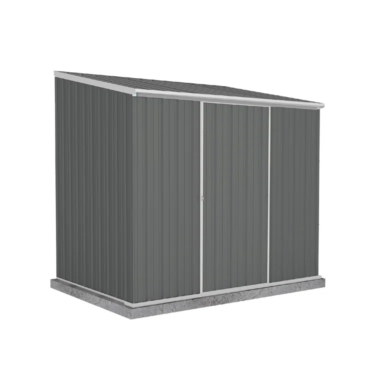 EZI Slider 5 ft. W x 7 ft. D Galvanized Steel Storage Shed